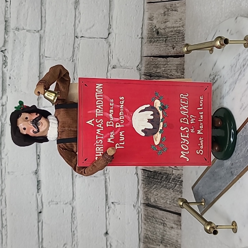Byers' Choice Carolers 1994 Christmas Traditions Sandwich Board Man Vintage